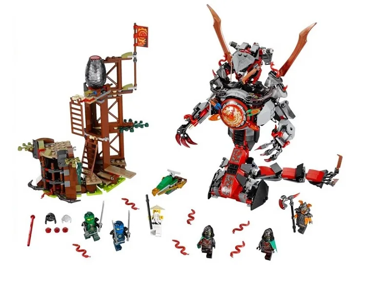 734PCS Bela 10583 Dawn of Iron Doom Ninja Figures Set Compatible Lepining Ninjagoes 70626 Building Blocks Toys for Kids 
734PCS Bela 10583 Dawn of Iron Doom Ninja Figures Set Compatible Lepining Ninjagoes 70626 Building Blocks Toys for Kids