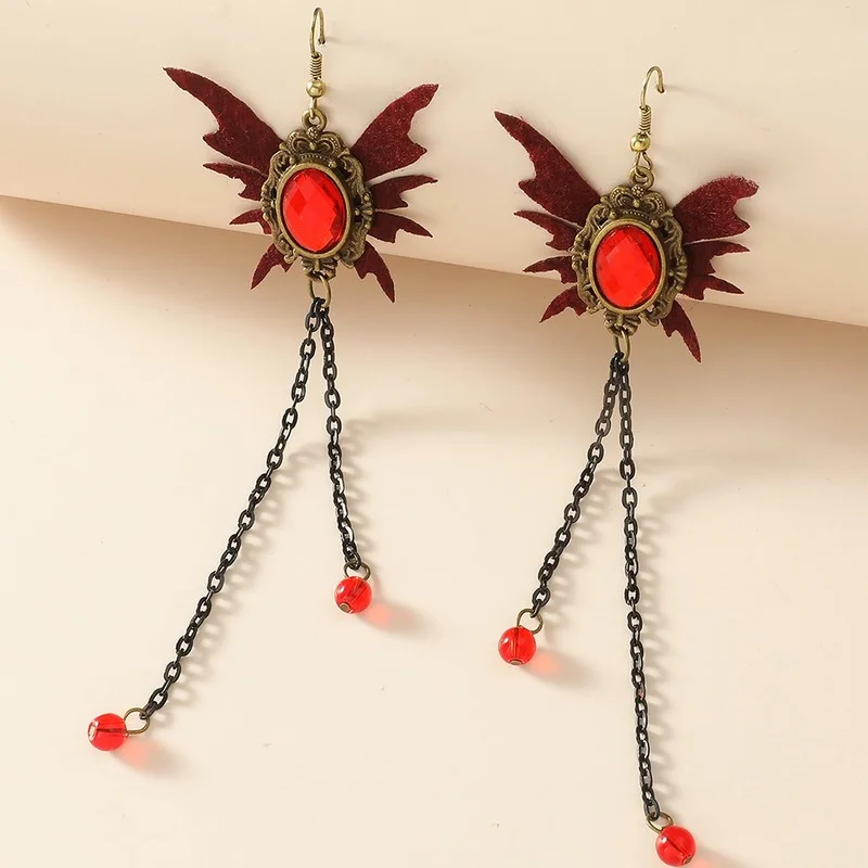 Gothic Style Butterfly Eardrops Exaggerated Tassel Female Earrings Ear Hook Handmade Retro Accessories Jewellery Agent
Gothic Style Butterfly Eardrops Exaggerated Tassel Female Earrings Ear Hook Handmade Retro Accessories Jewellery Agent