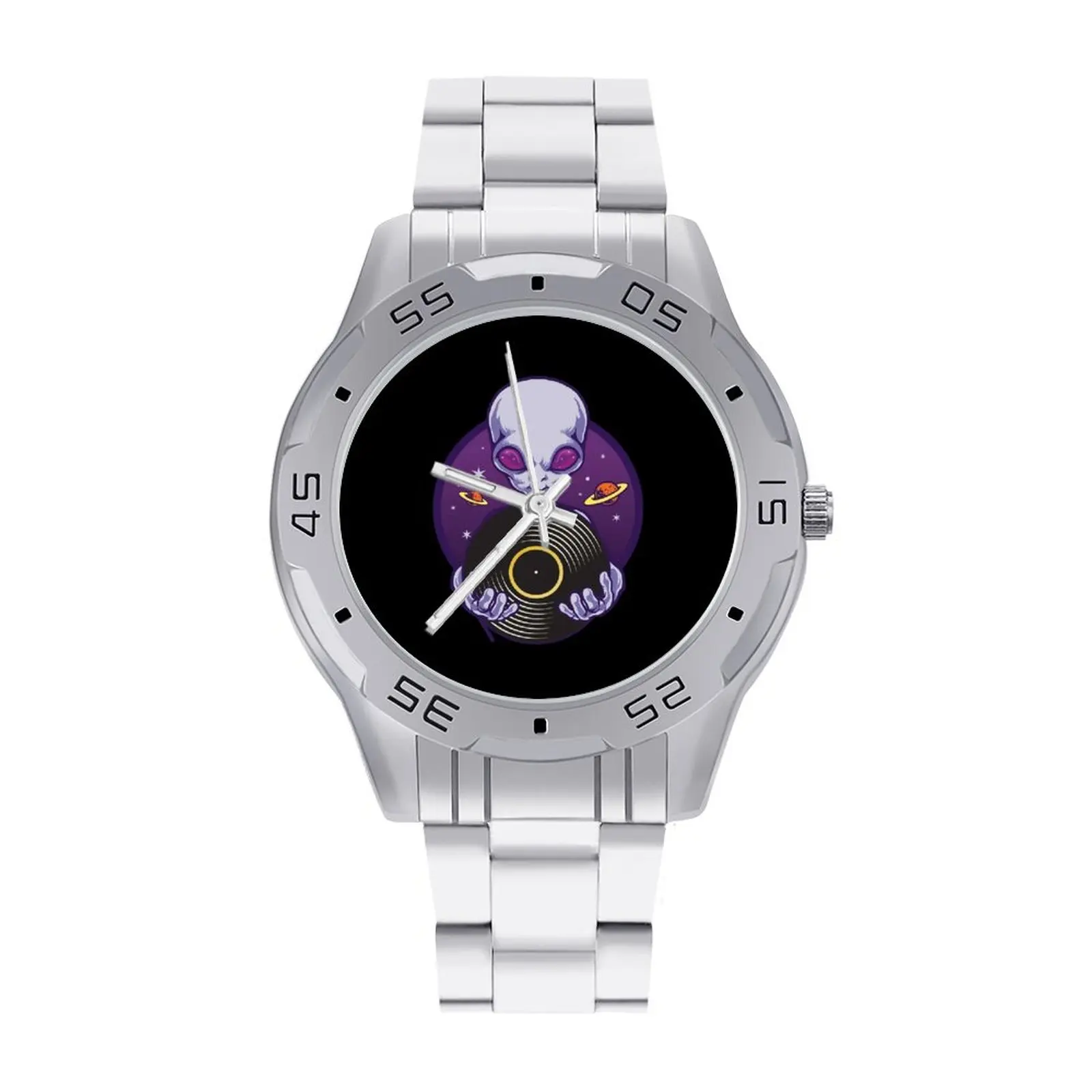 Alien Quartz Watch Elegant Ladies Wrist Watch Photo Stainless Gym Promotion Wristwatch
Alien Quartz Watch Elegant Ladies Wrist Watch Photo Stainless Gym Promotion Wristwatch