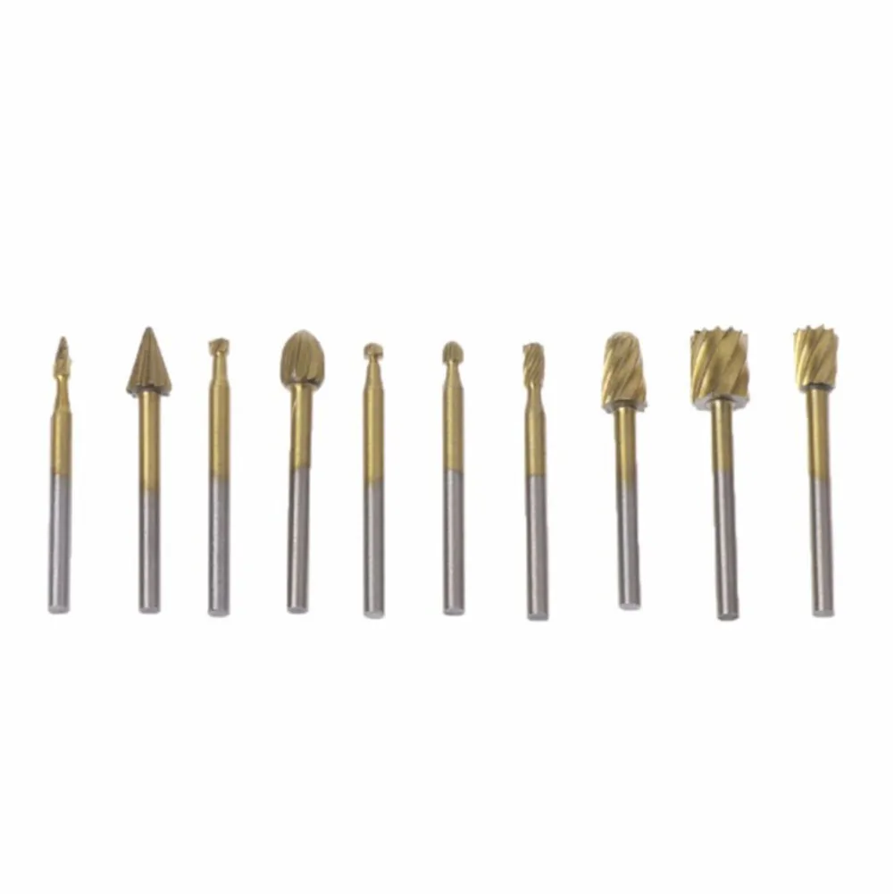 10pcs Tungsten Carbide Burrs Rotary Burr Set 1/4 Head 1/8 Shank Die Grinder Bit Milling Cutter HSS Woodworking
10pcs Tungsten Carbide Burrs Rotary Burr Set 1/4 Head 1/8 Shank Die Grinder Bit Milling Cutter HSS Woodworking