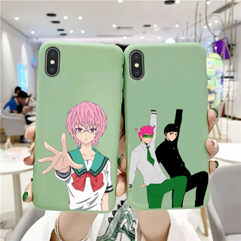 Saiki Kusuo no Psi Nan Phone Case Original For iphone 11 Pro Max X XS Max XR Solid Candy Color Shell For iPhone 7 8 6 6S Plus
Saiki Kusuo no Psi Nan Phone Case Original For iphone 11 Pro Max X XS Max XR Solid Candy Color Shell For iPhone 7 8 6 6S Plus