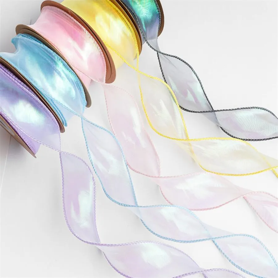 Волнистая прозрачная лента из органзы 4 см X 10 ярдов, проводные края для банта, цветочное и крафтовое украшение для вечерние ринки, ручная работа
Волнистая прозрачная лента из органзы 4 см X 10 ярдов, проводные края для банта, цветочное и крафтовое украшение для вечерние ринки, ручная работа