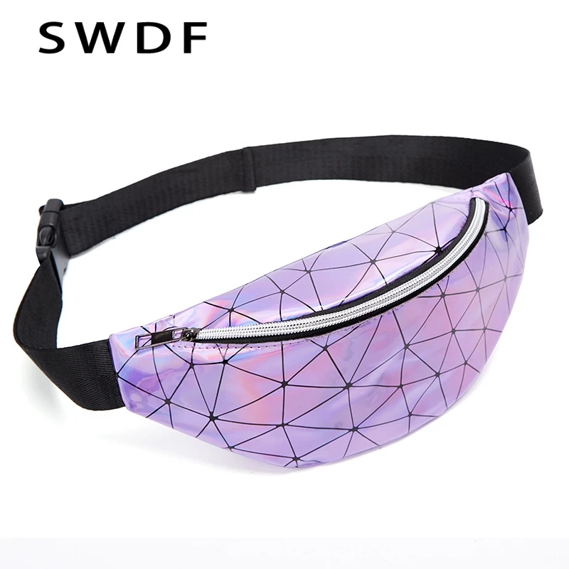 Поясная Сумка SWDF для женщин забавный кошелек модные бананки телефона лазерная