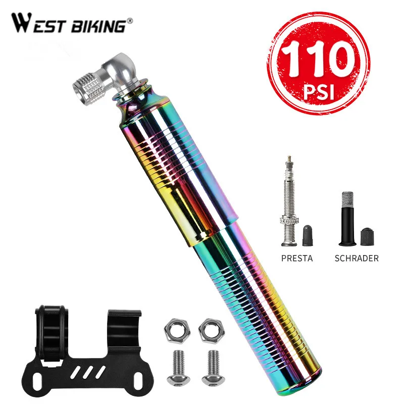 Насос для велосипедных шин WEST BIKING Schrader Presta, мини-насос для горных велосипедов, портативный ручной воздушный насос с шариковой иглой, Аксессу...
Насос для велосипедных шин WEST BIKING Schrader Presta, мини-насос для горных велосипедов, портативный ручной воздушный насос с шариковой иглой, Аксессу...