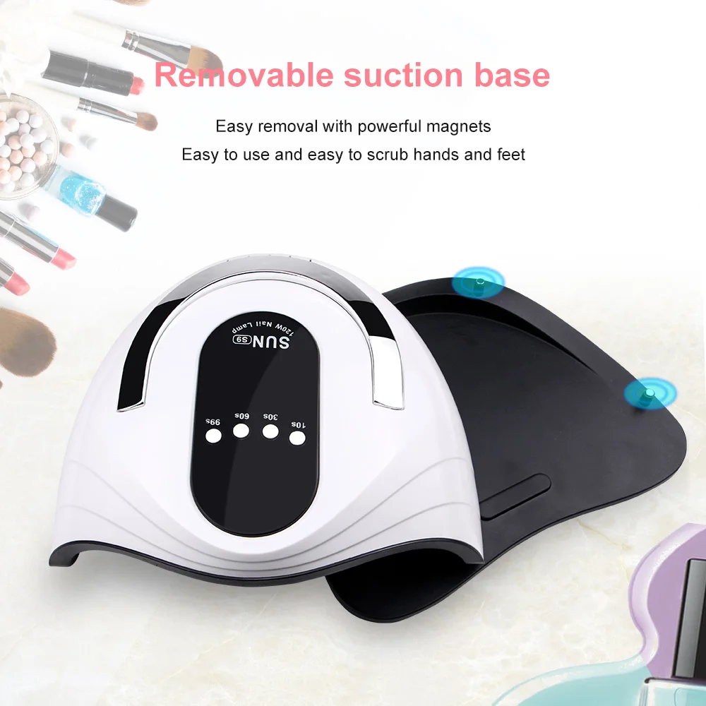 120W LED Nail Lamp Nail Dryer Dual Hands 42PCS LED UV Lamp For Curing UV Gel Nail Polish With Motion Sensing Manicure Salon Tool
120W LED Nail Lamp Nail Dryer Dual Hands 42PCS LED UV Lamp For Curing UV Gel Nail Polish With Motion Sensing Manicure Salon Tool