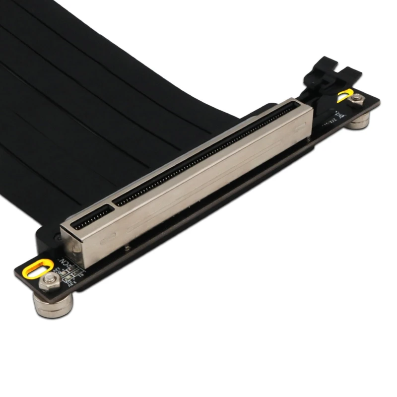 PCIe 3.0 x16 PCI Express Riser Extender Cable 90 Degree GUP with LED Magnet Pad Y98A
PCIe 3.0 x16 PCI Express Riser Extender Cable 90 Degree GUP with LED Magnet Pad Y98A