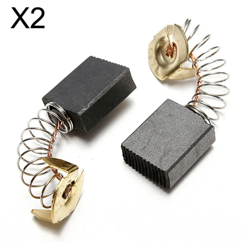 2pcs/Set 6.5x13.5x16mm Electric Motor Carbon Brushes Springs Power Tool Hammer Drill Grinder Performance Power Chop Saw Model
2pcs/Set 6.5x13.5x16mm Electric Motor Carbon Brushes Springs Power Tool Hammer Drill Grinder Performance Power Chop Saw Model