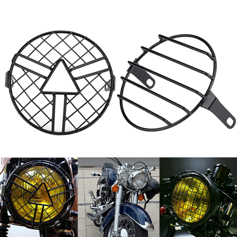 Universal Motorcycle Vintage Headlight Protector Retro Grill Light Lamp Cover For Harley Ducati Chopper Yamaha Cafe Racer
Universal Motorcycle Vintage Headlight Protector Retro Grill Light Lamp Cover For Harley Ducati Chopper Yamaha Cafe Racer