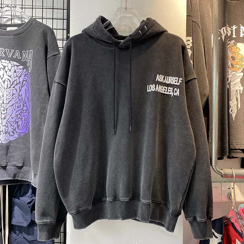 Askyurself Fashion Hoodie Men 1:1 Best Quality Washed Fleece Foam Print Askyurself Women Sweatshirts Los Angeles Pullover
Askyurself Fashion Hoodie Men 1:1 Best Quality Washed Fleece Foam Print Askyurself Women Sweatshirts Los Angeles Pullover