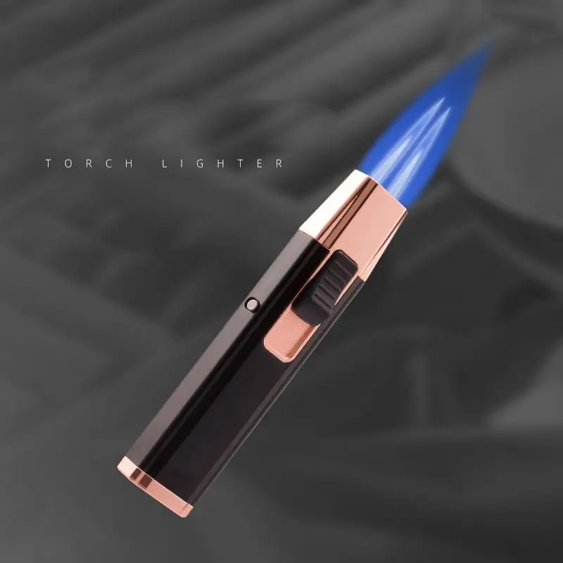 Portable Windproof Metal Double Torch Lighter Butane Gas Jet Lighter Blue Flame 1300C Cigarette Cigar Lighters Christmas Gifts
Portable Windproof Metal Double Torch Lighter Butane Gas Jet Lighter Blue Flame 1300C Cigarette Cigar Lighters Christmas Gifts