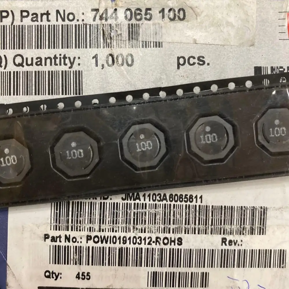 50 шт., 744065100 мы вюртф, экранированный силовой индуктор 10*10*3 10 мкГн 2,5 А 
50 шт., 744065100 мы вюртф, экранированный силовой индуктор 10*10*3 10 мкГн 2,5 А