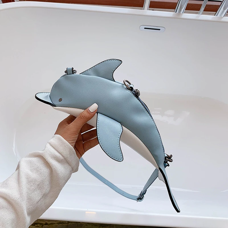 Fun Cute Leather Dolphin Design Women Fashion Purses and Handbags Crossbody Bag Girls Shoulder Bag Casual Clutc Bag 2020s 
Fun Cute Leather Dolphin Design Women Fashion Purses and Handbags Crossbody Bag Girls Shoulder Bag Casual Clutc Bag 2020s