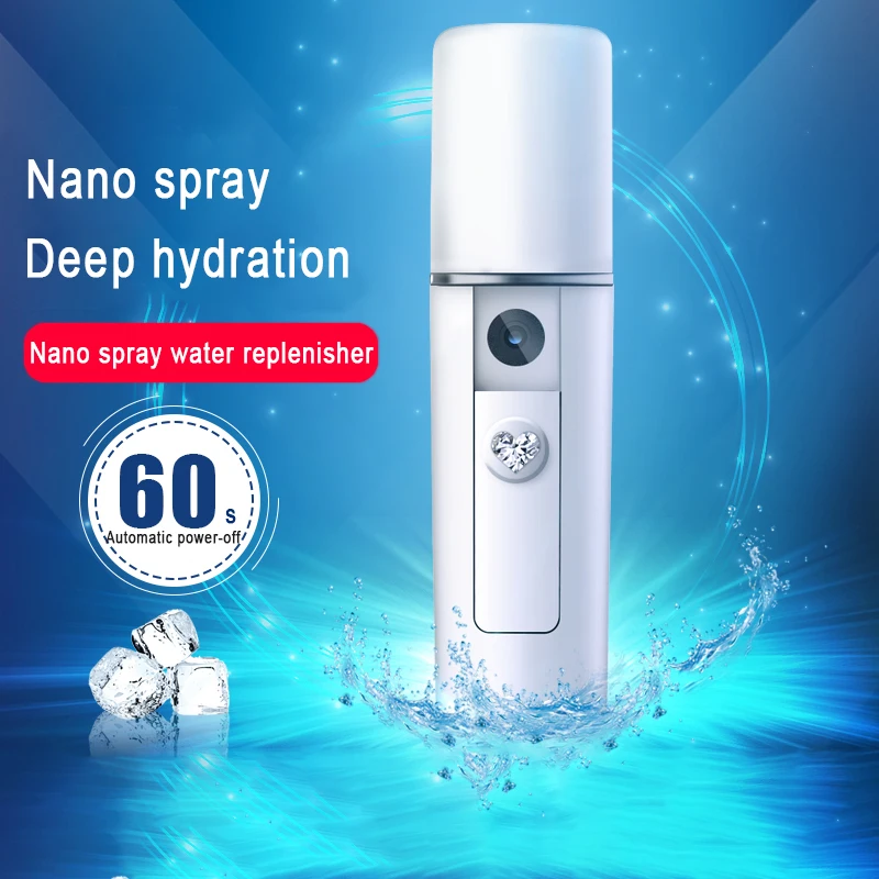 Mini facial moisturizing beauty instrument portable nano spray USB charging portable ultrasonic steaming face beauty instrument
Mini facial moisturizing beauty instrument portable nano spray USB charging portable ultrasonic steaming face beauty instrument
