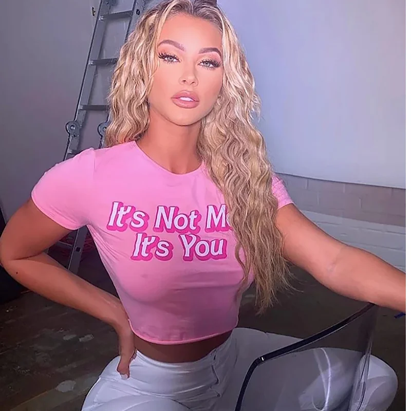 2021 Summer Women Short Sleeve T-shirt Drawstring Round Collar Letter Print New Fashion Sexy Slim Female Casual Thin Short Tops
2021 Summer Women Short Sleeve T-shirt Drawstring Round Collar Letter Print New Fashion Sexy Slim Female Casual Thin Short Tops