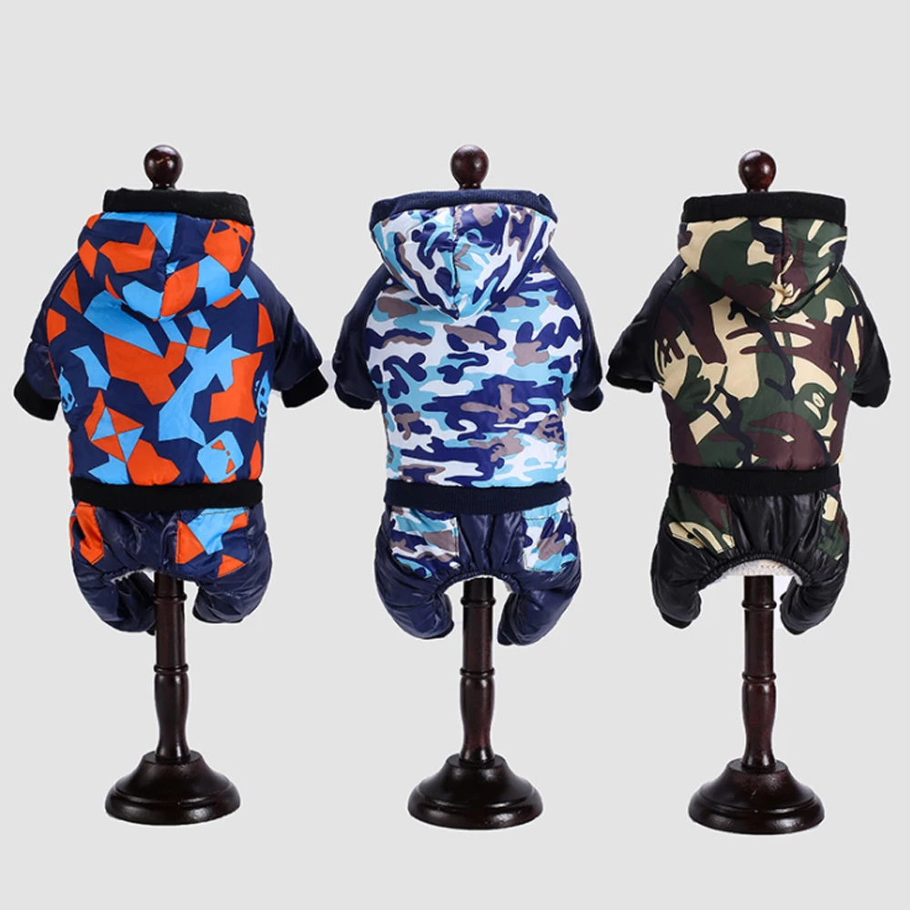 Модная Толстовка для собак на осень и зиму, хлопковая одежда для собак, пальто, толстая куртка, хлопковая одежда для собак, теплая одежда для домашних животных