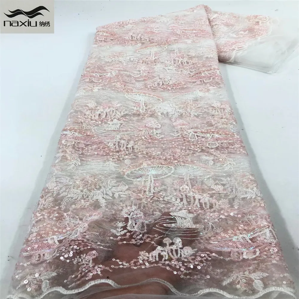 Madison Sequence Embroidery African French Net Lace Fabric 2021 High Quality Nigerian Mesh Tulle Sequin Lace Fabric For Party
Madison Sequence Embroidery African French Net Lace Fabric 2021 High Quality Nigerian Mesh Tulle Sequin Lace Fabric For Party