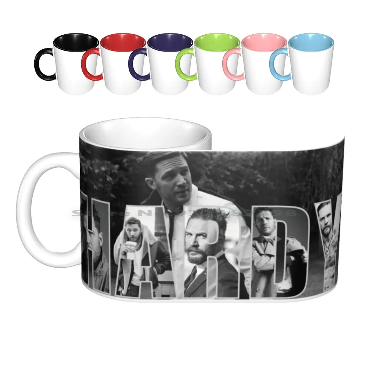 

Tom Hardy Black & White Hardy Ceramic Mugs Coffee Cups Milk Tea Mug Tom Hardy Hardy Creative Trending Vintage Gift Bottle Cup