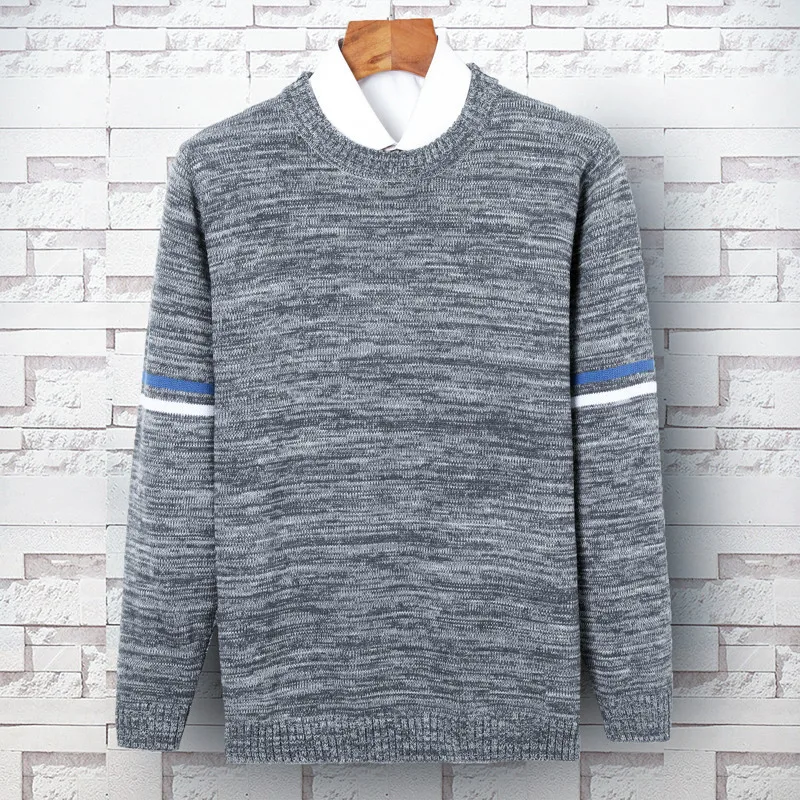 Men's round neck knitted sweater men's fashion casual thin section autumn winter striped couple long-sleeved pullover sweaters
Men's round neck knitted sweater men's fashion casual thin section autumn winter striped couple long-sleeved pullover sweaters