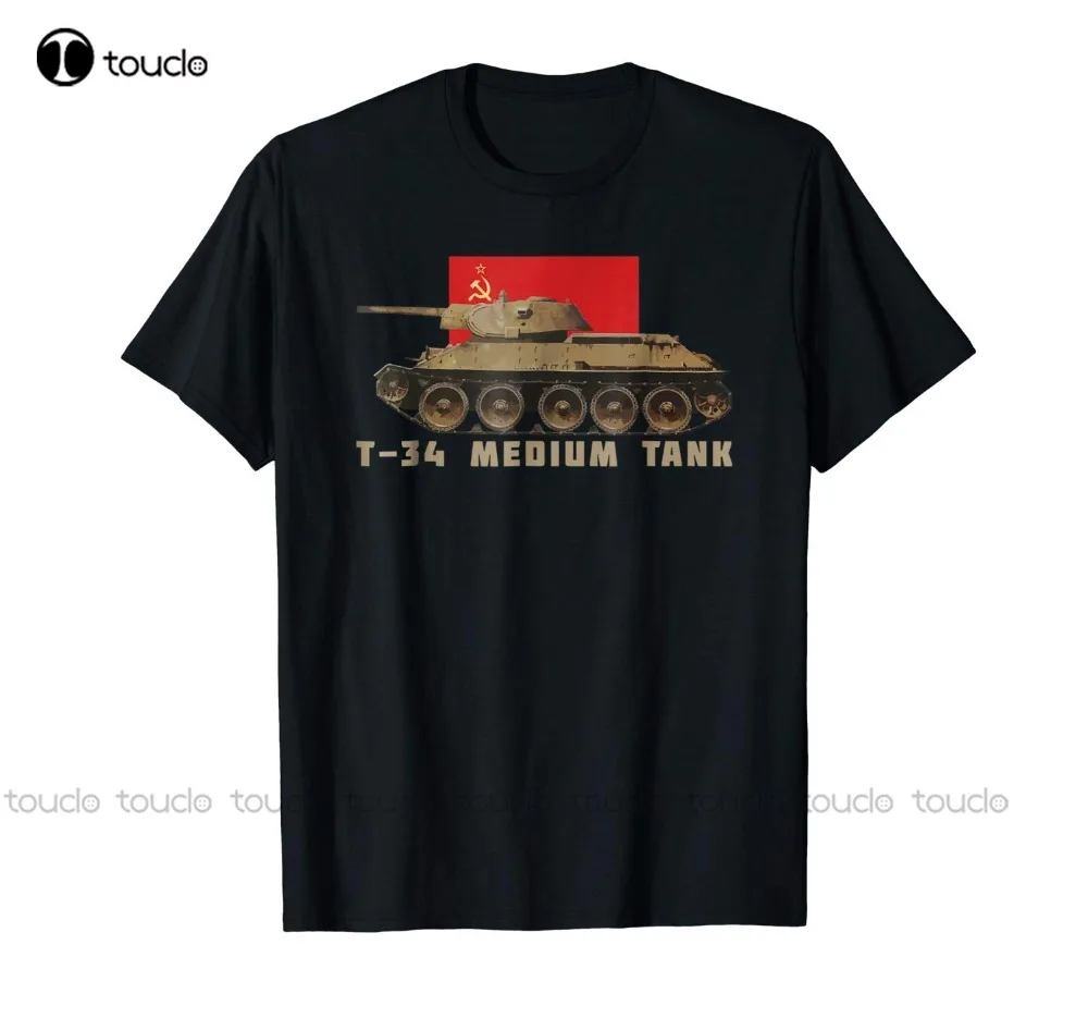 T34 Russian Tank T shirt Art Gift Ww2 Soviet Russia Tanks Tee Fashion Round Neck Clothes Casual Tops Tees
T34 Russian Tank T shirt Art Gift Ww2 Soviet Russia Tanks Tee Fashion Round Neck Clothes Casual Tops Tees