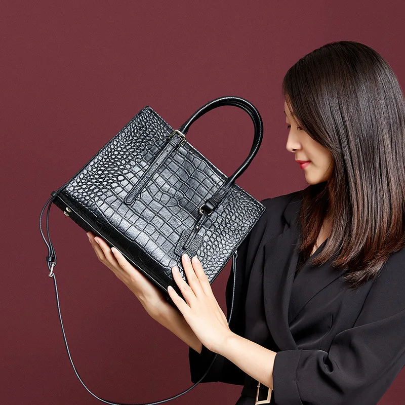 Genuine Leather Women Buckets 2021 New Fashion All Match Alligator Single Shoulder Bag Ladies Designer Handbag Wallet on Chain
Genuine Leather Women Buckets 2021 New Fashion All Match Alligator Single Shoulder Bag Ladies Designer Handbag Wallet on Chain