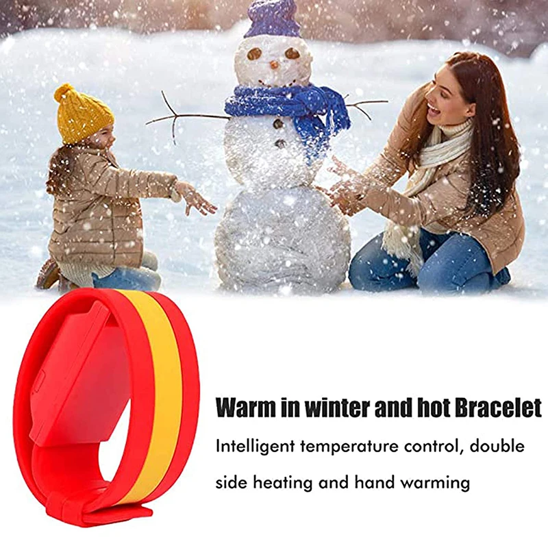 Winter Self-heating Bracelet Self-heating USB Charging Soft Smart Heating Bracelet Portable Hand Warmer Heating Wristband
Winter Self-heating Bracelet Self-heating USB Charging Soft Smart Heating Bracelet Portable Hand Warmer Heating Wristband