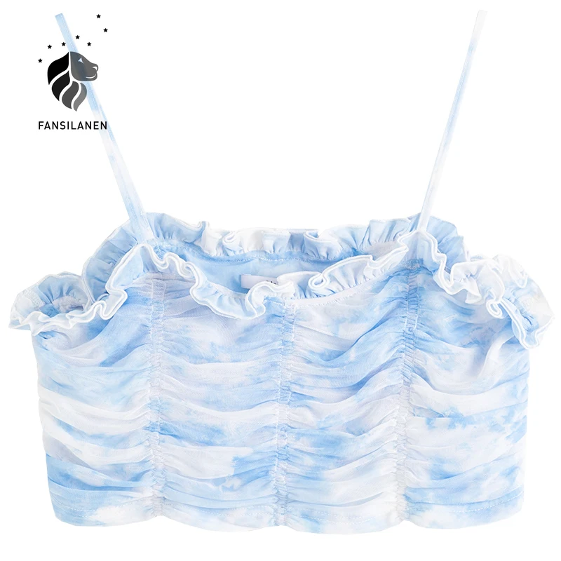 FANSILANEN Office Lady Blue Camis Female Summer 2021 Tanks Inside Outside Wear Tie-Dye Gradient Sexy Tops Women Clothes
FANSILANEN Office Lady Blue Camis Female Summer 2021 Tanks Inside Outside Wear Tie-Dye Gradient Sexy Tops Women Clothes