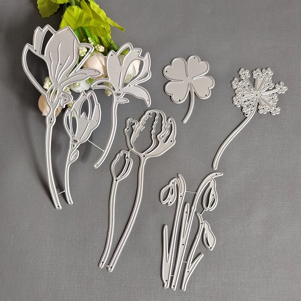 Flower Clover Dandelion 5PCS New Metal Steel Cutting Dies Stencils for Making Scrapbooking DIY Album Paper Cards Embossing Die
Flower Clover Dandelion 5PCS New Metal Steel Cutting Dies Stencils for Making Scrapbooking DIY Album Paper Cards Embossing Die