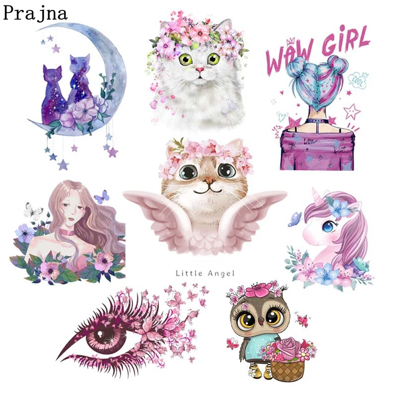 Animal Cat Unicorn Applique Cartoon Girl Patches Heat Trasnfer Thermal Stickers Iron-On Transfers For Clothing Print Washable
Animal Cat Unicorn Applique Cartoon Girl Patches Heat Trasnfer Thermal Stickers Iron-On Transfers For Clothing Print Washable