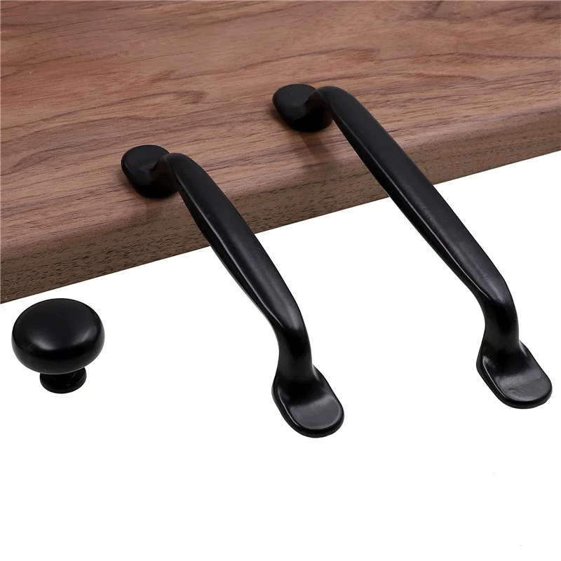 Black Cabinet Handles American Style Kitchen Cupboard Door Pulls Desk Drawer Knobs Fashion Furniture Handle Hardware Accessories
Black Cabinet Handles American Style Kitchen Cupboard Door Pulls Desk Drawer Knobs Fashion Furniture Handle Hardware Accessories
