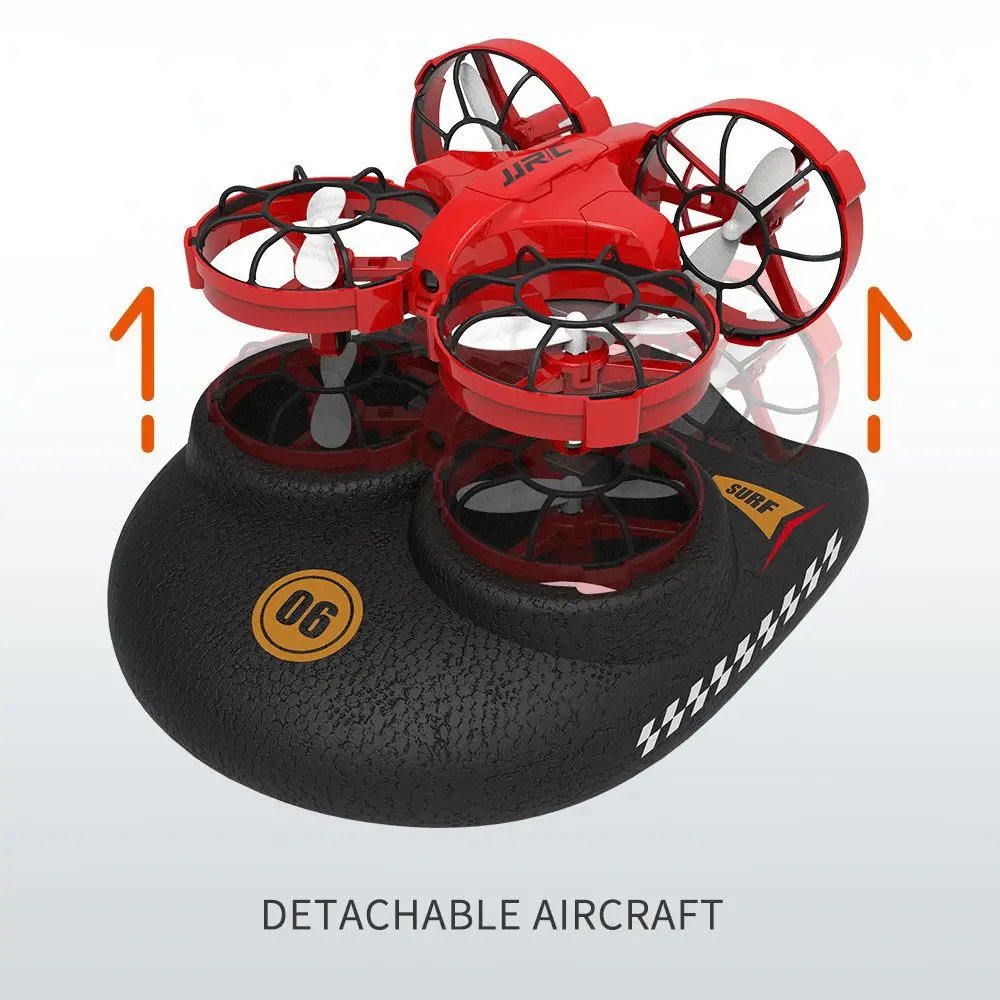 JJRC H94 2.4G 6-Axis 3-in-1 Sea Land Air RC Quadcopter RC Boat RC Mini Drone Remote Control Vehicle Toys VS H36 H36F E010 E016F
JJRC H94 2.4G 6-Axis 3-in-1 Sea Land Air RC Quadcopter RC Boat RC Mini Drone Remote Control Vehicle Toys VS H36 H36F E010 E016F