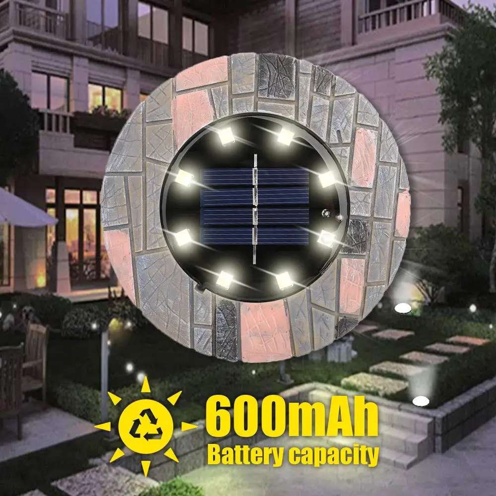 8/12/16LED Ground Lamp Garden Decking with Light Sensor Eco-Friendly Buried Light Disk Lights Gutter Durable
8/12/16LED Ground Lamp Garden Decking with Light Sensor Eco-Friendly Buried Light Disk Lights Gutter Durable