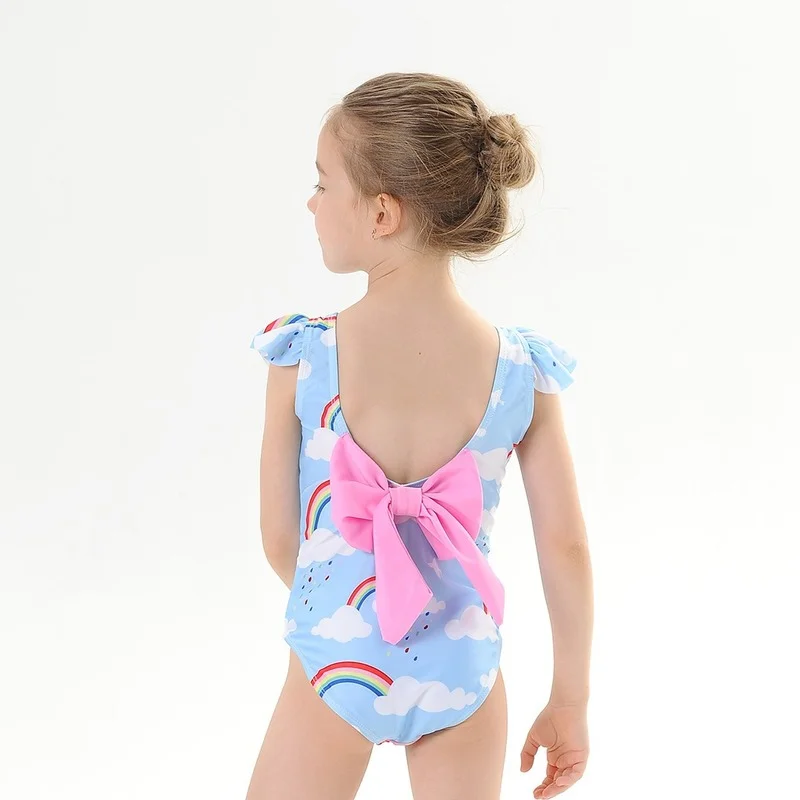 New 3-8Y Girls Swimsuit Bow Backless One Piece Swimwear Kids Sweet Bathing Suit Toddler Baby Beachwear Ruffle Triangle Bikini
New 3-8Y Girls Swimsuit Bow Backless One Piece Swimwear Kids Sweet Bathing Suit Toddler Baby Beachwear Ruffle Triangle Bikini