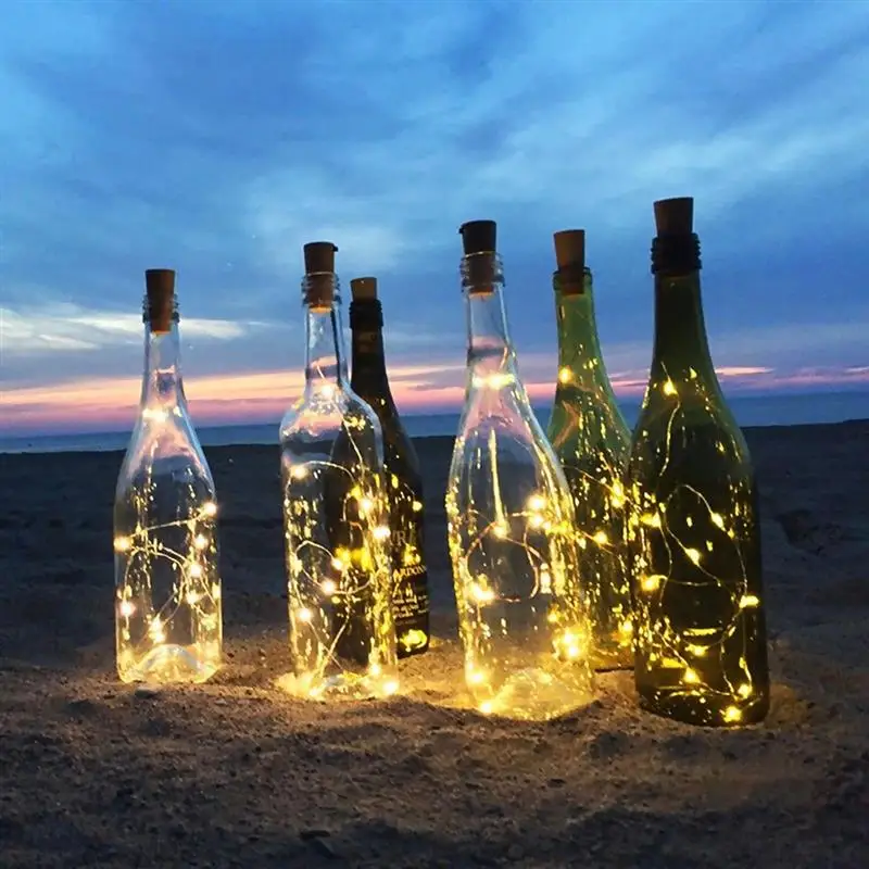 Wine Bottle Lights With Cork LED String Light Copper Wire Fairy Garland Lights Christmas Holiday Party Wedding Decoration
Wine Bottle Lights With Cork LED String Light Copper Wire Fairy Garland Lights Christmas Holiday Party Wedding Decoration