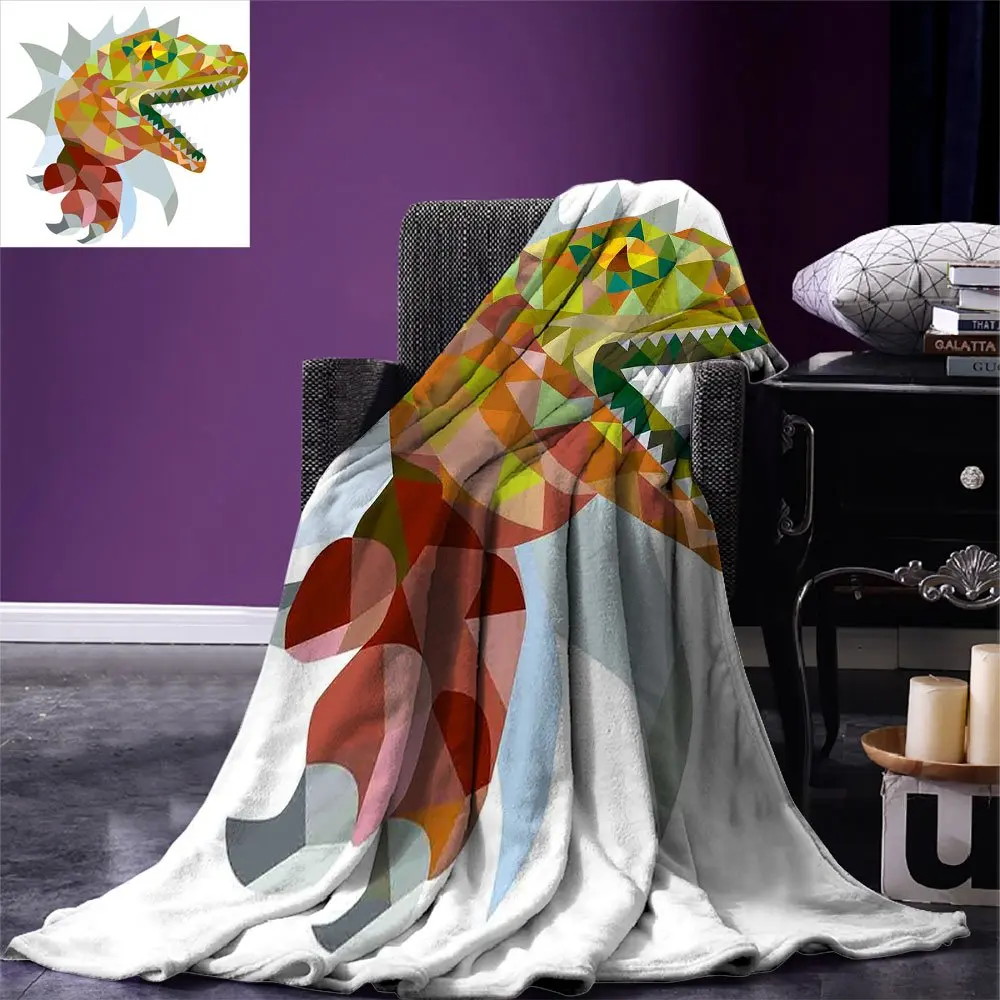 Reptiles Throw Blanket Multi Colored Mosaic Wild Trex Illustration Opens Mouth Jurassic Pixel Dinosaur Home Decor Warm Blanket 
Reptiles Throw Blanket Multi Colored Mosaic Wild Trex Illustration Opens Mouth Jurassic Pixel Dinosaur Home Decor Warm Blanket