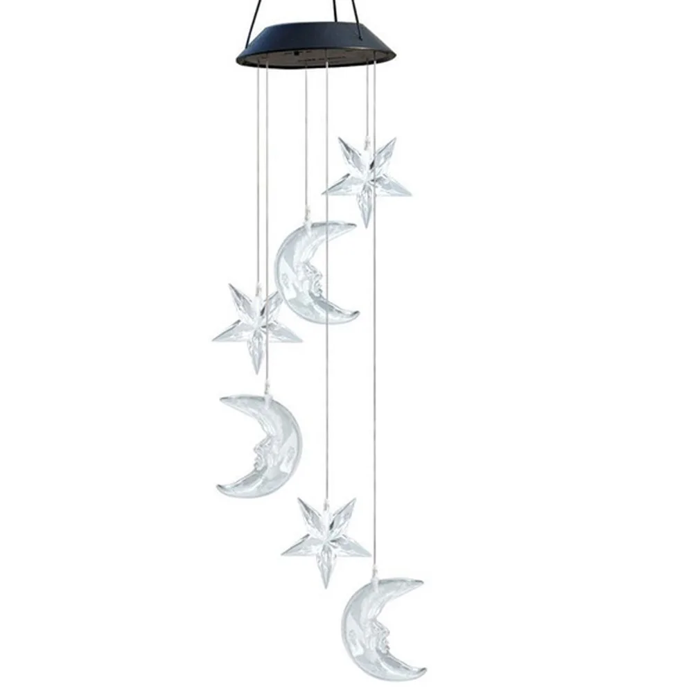 Outdoor solar wind chime lights, park landscape lights, garden lights, decorative lights, black shell Xingyue models, romantic w
Outdoor solar wind chime lights, park landscape lights, garden lights, decorative lights, black shell Xingyue models, romantic w