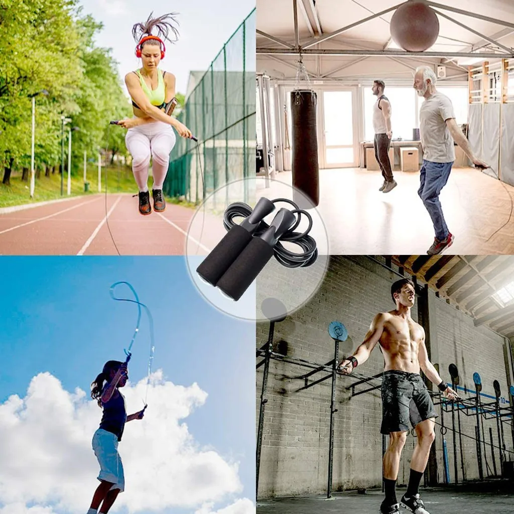 Aerobic Exercise Boxing Skipping Jump Rope Adjustable Bearing Speed Fitness Sport Accessories
Aerobic Exercise Boxing Skipping Jump Rope Adjustable Bearing Speed Fitness Sport Accessories