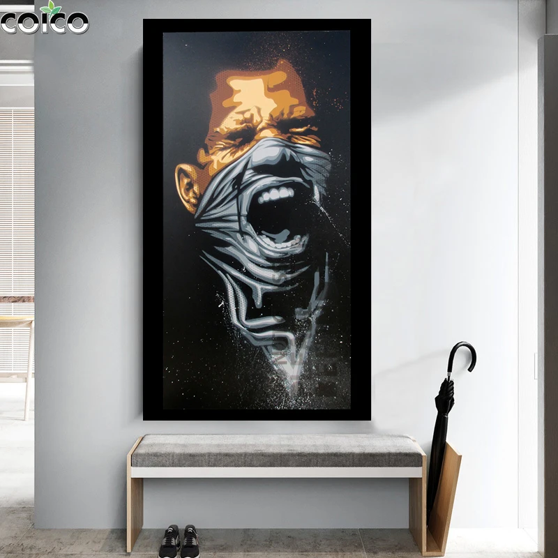 Masked Woman Man Street Graffiti Canvas Painting Abstract Character Portrait Art Wall Picture Print Aesthetic Room Decor Posters
Masked Woman Man Street Graffiti Canvas Painting Abstract Character Portrait Art Wall Picture Print Aesthetic Room Decor Posters