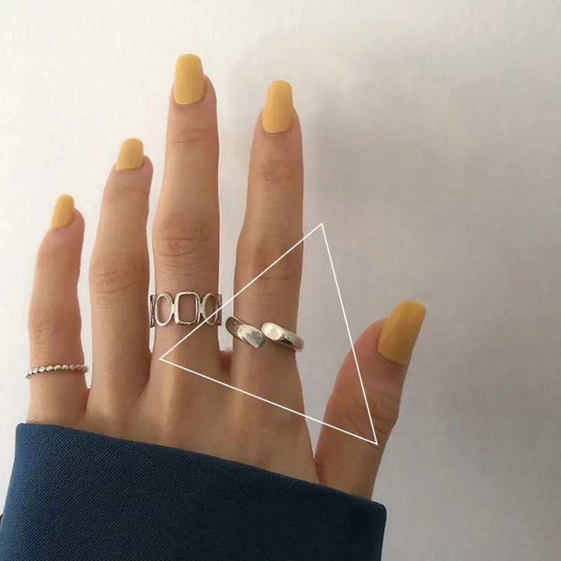 2021New Trendy Open Adjustable Rings For Women Korean Fashion Geometric Women's Ring Party Classic Jewelry Gift Accessories
2021New Trendy Open Adjustable Rings For Women Korean Fashion Geometric Women's Ring Party Classic Jewelry Gift Accessories