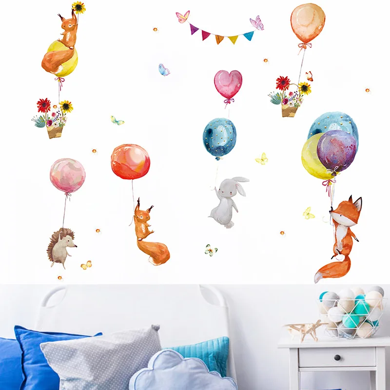 Hand painted Watercolour Wall Stickers Balloon Animals Wall Decals for Kids room Kindergarten Wall Decor Murals Home Decoration
Hand painted Watercolour Wall Stickers Balloon Animals Wall Decals for Kids room Kindergarten Wall Decor Murals Home Decoration