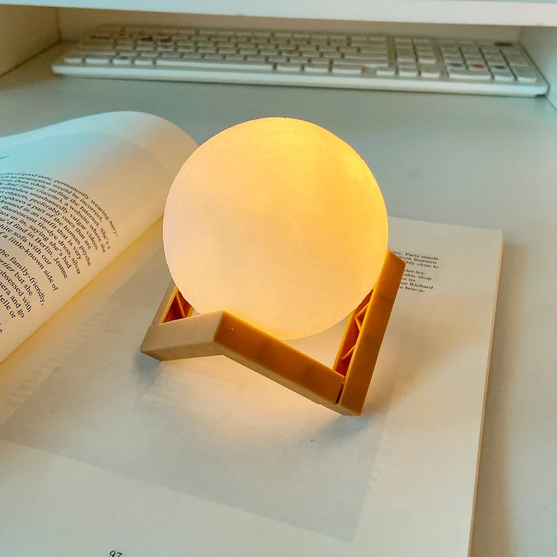 LED Night Light 3D Print Moon Lamp Battery Powered with Stand Starry Lamp Bedroom Decor Night Lights Kids Gift
LED Night Light 3D Print Moon Lamp Battery Powered with Stand Starry Lamp Bedroom Decor Night Lights Kids Gift