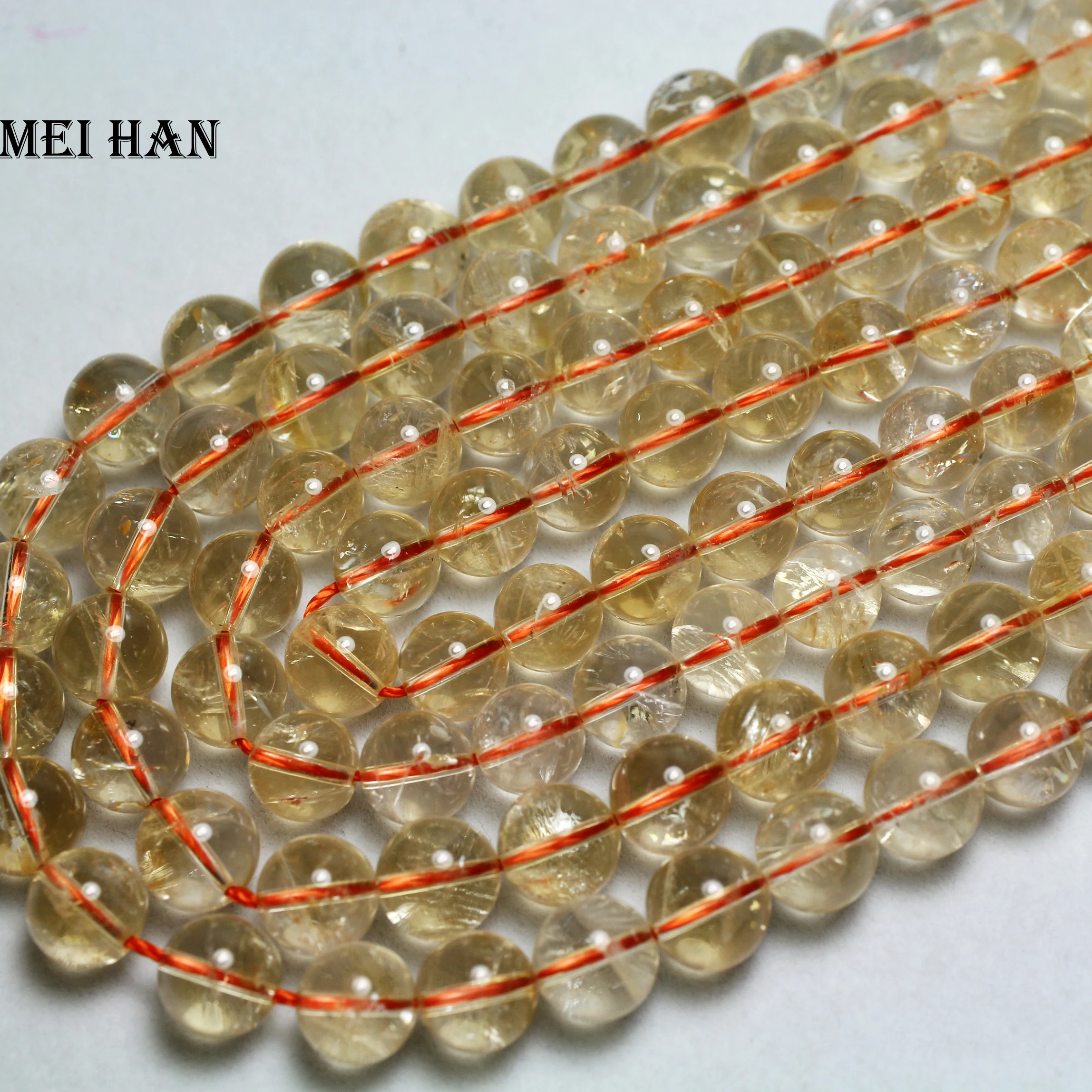 

Meihan натуральный цитрин 8 мм (1 нить/комплект) Гладкие Круглые свободные бусины для изготовления ювелирных изделий своими руками браслет