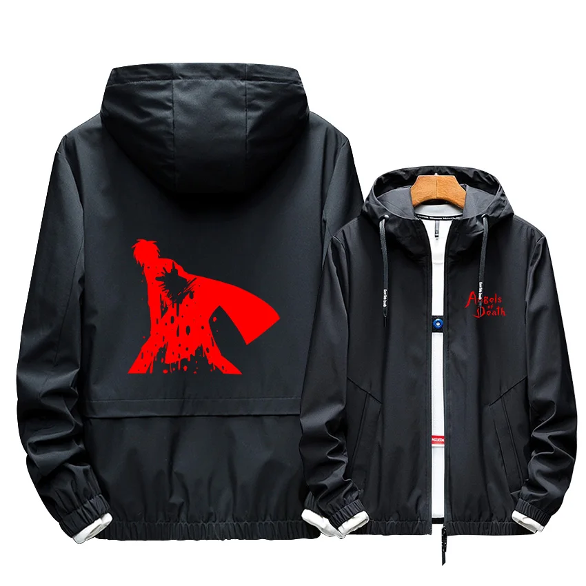 Angels of Death Cosplay Heroine Rachel Gardner Print Zipper Noctilucent Jacket Winter Warm Thick Tooling Coat Black Hoodie
Angels of Death Cosplay Heroine Rachel Gardner Print Zipper Noctilucent Jacket Winter Warm Thick Tooling Coat Black Hoodie
