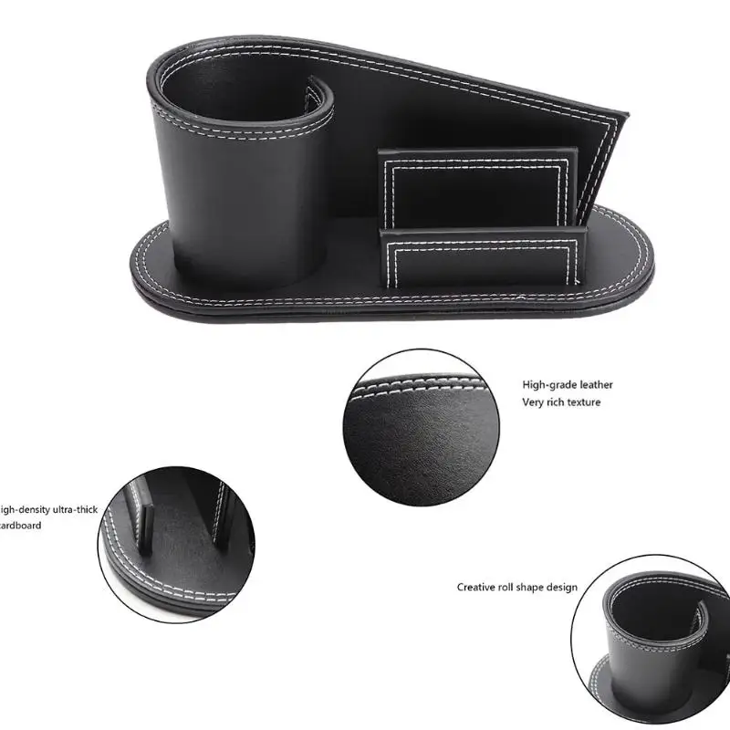 Multifunction Pu Leather Pen Holder Pencil Stationery Container Office School Desk Organizer Desktop Card Storage Box Accessory
Multifunction Pu Leather Pen Holder Pencil Stationery Container Office School Desk Organizer Desktop Card Storage Box Accessory