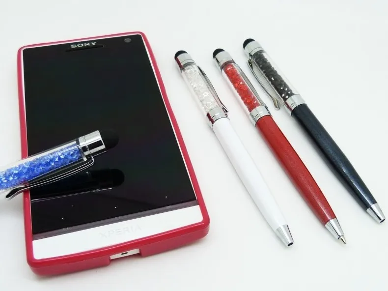Wholesale Colorful 2 In 1 Crystal Capacitive Touch Stylus Ball Pen for iPad IPhone HTC Samsung Phones 100pcs
Wholesale Colorful 2 In 1 Crystal Capacitive Touch Stylus Ball Pen for iPad IPhone HTC Samsung Phones 100pcs