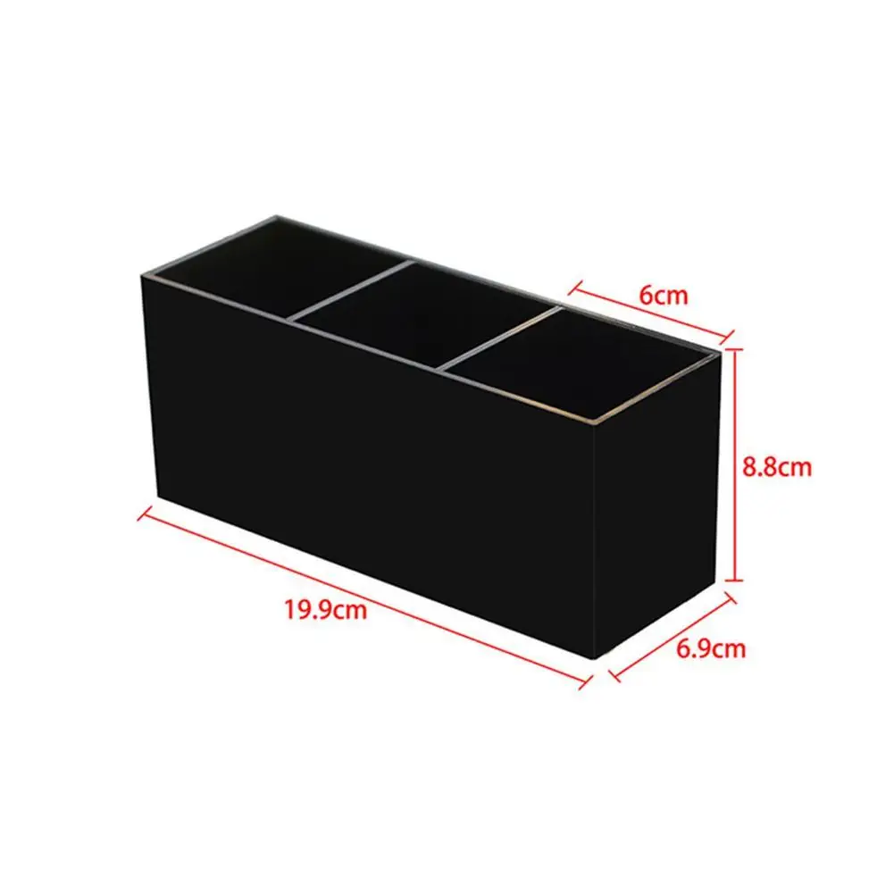 Makeup Brush Holder Cosmetic Storage Box Cosmetic Holder Lipstick Pencil Storage Box 3 Compartment Makeup Brush Storage Tube 
Makeup Brush Holder Cosmetic Storage Box Cosmetic Holder Lipstick Pencil Storage Box 3 Compartment Makeup Brush Storage Tube