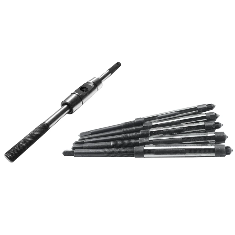 6 Pcs Accessories: 1 Pcs European Style Tap Wrench Screw Tap Wrench Holder Hand Hinge 180Mm Matching M1-M8 Taps & 5 Pcs Adjustab
6 Pcs Accessories: 1 Pcs European Style Tap Wrench Screw Tap Wrench Holder Hand Hinge 180Mm Matching M1-M8 Taps & 5 Pcs Adjustab