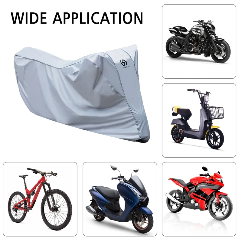 WUPP Motorcycle Cover All Weather Waterproof Motorcycle Cover Outdoor Protection With Reflective Strips Bike Cover
WUPP Motorcycle Cover All Weather Waterproof Motorcycle Cover Outdoor Protection With Reflective Strips Bike Cover