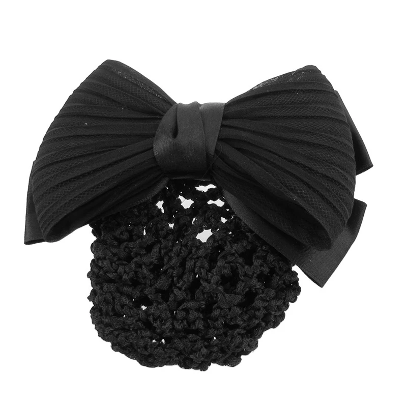 Bundle hair clip Snood Net Barrette Hair Clip Black Ruched Bowknot Bow Snood Net Bun Cover Barrette Hair Clip For Woman
Bundle hair clip Snood Net Barrette Hair Clip Black Ruched Bowknot Bow Snood Net Bun Cover Barrette Hair Clip For Woman