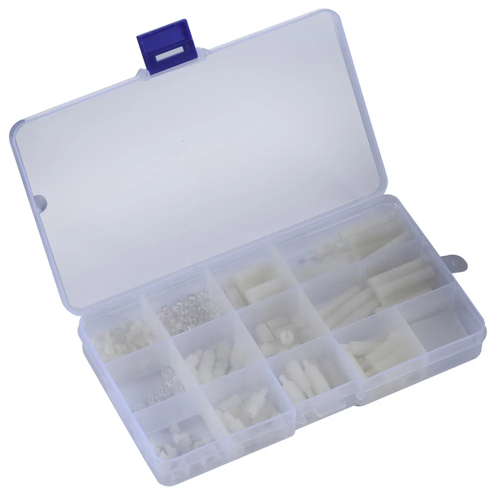 210 pcs Screws Kits Plastic Screws and Nuts with Storage Box Case for DIY Raspberry Pi 2/3
210 pcs Screws Kits Plastic Screws and Nuts with Storage Box Case for DIY Raspberry Pi 2/3