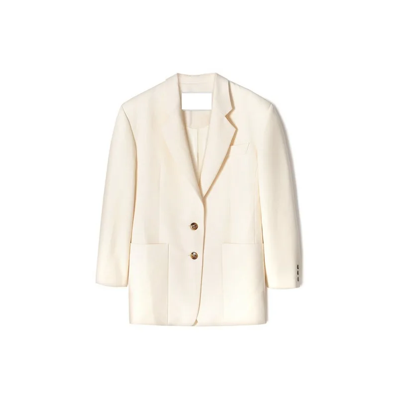 DEAT Women Black High Street Leather Blazer New Notched Neck Long Sleeve Loose Fit Jacket Fashion Spring Autumn 2021 3D01666
DEAT Women Black High Street Leather Blazer New Notched Neck Long Sleeve Loose Fit Jacket Fashion Spring Autumn 2021 3D01666